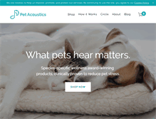 Tablet Screenshot of petacoustics.com